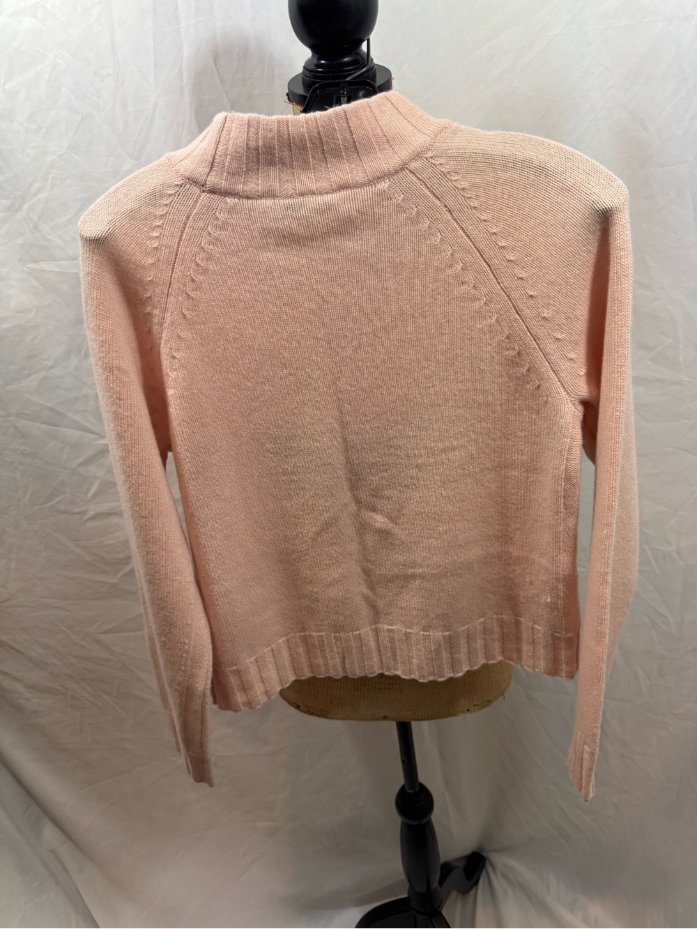 Equipment Blush Pink Mock Neck Sweater XS